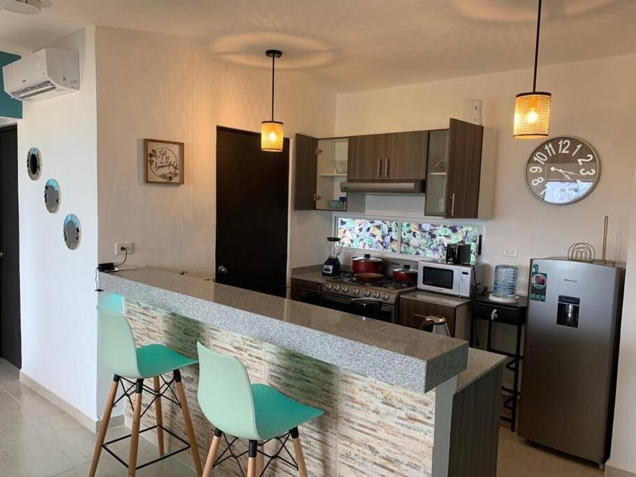 Apartamento exclusivo piscina, jaccuzi, céntrico. Cancún Exterior foto
