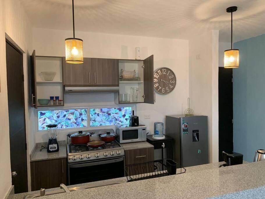 Apartamento exclusivo piscina, jaccuzi, céntrico. Cancún Exterior foto